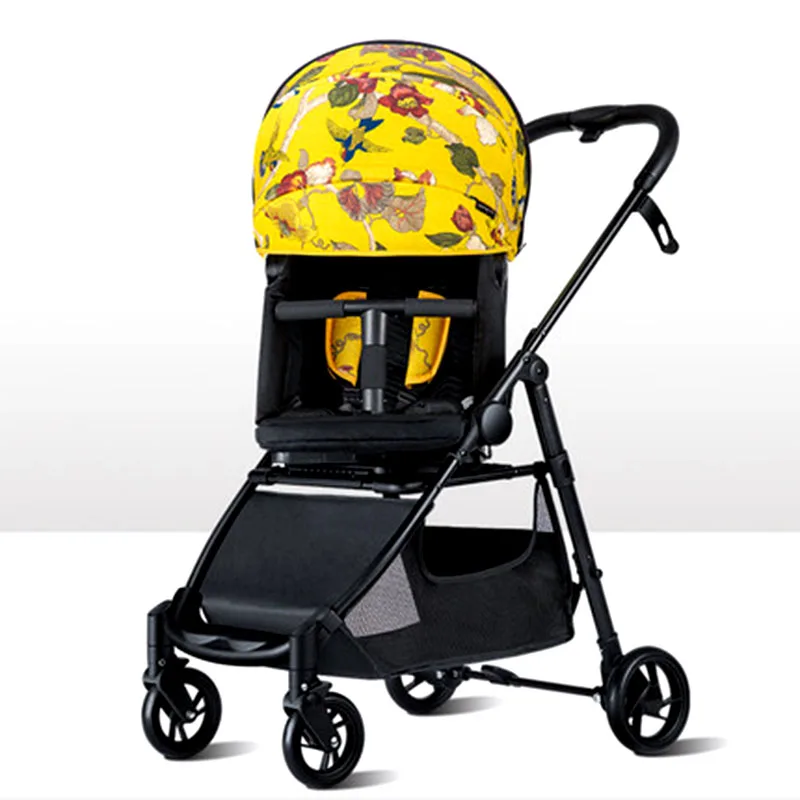 Высокий обзор 2 в 1 детская коляска модные новые индивидуальные bebe cocha kinder wagan куртка из искусственной кожи для мальчиков и девочек