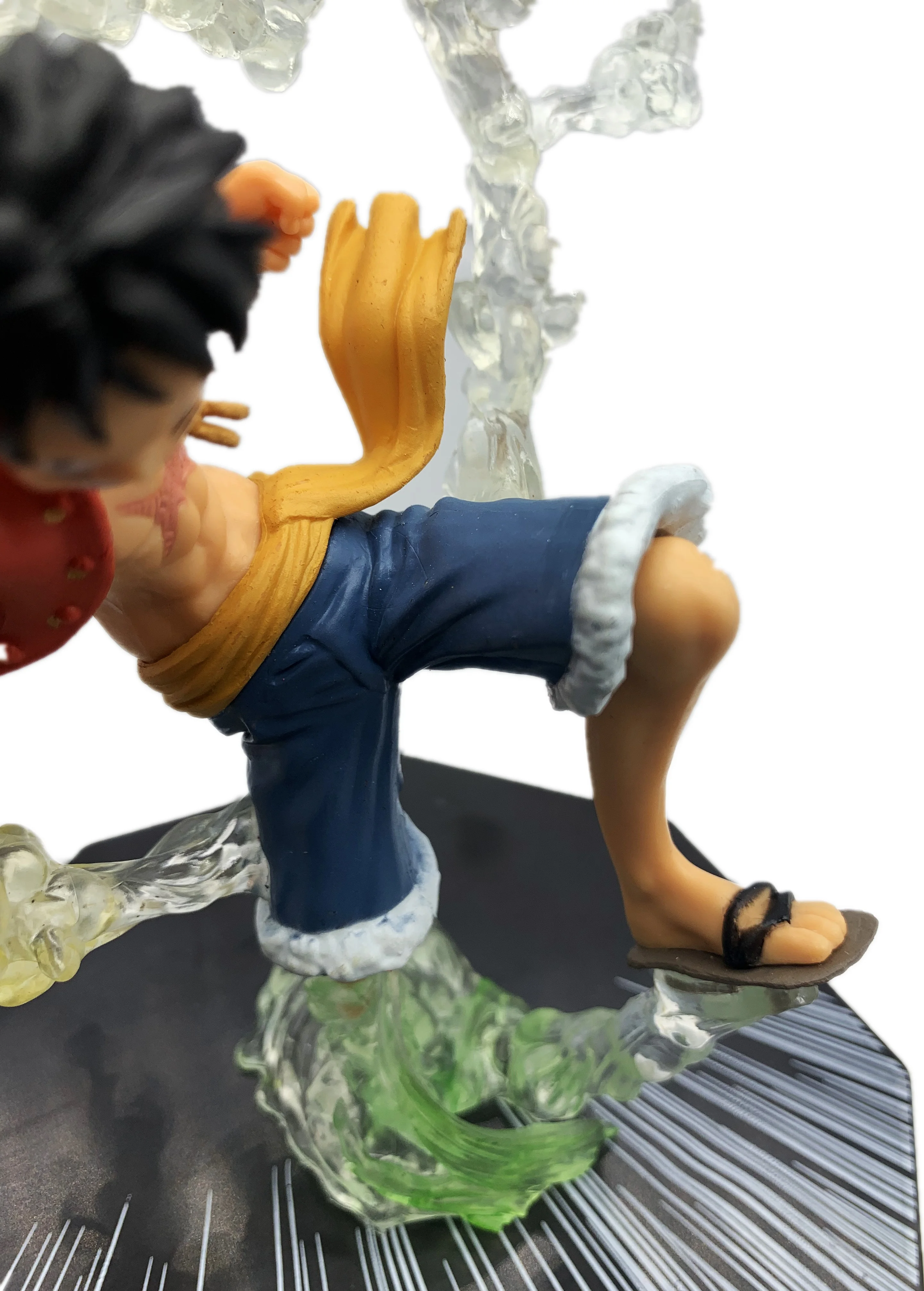 Фигурка Аниме ONE PIECE Monkey D Luffy Gear 2 Red Rock мультяшная модель игрушка фигурка из