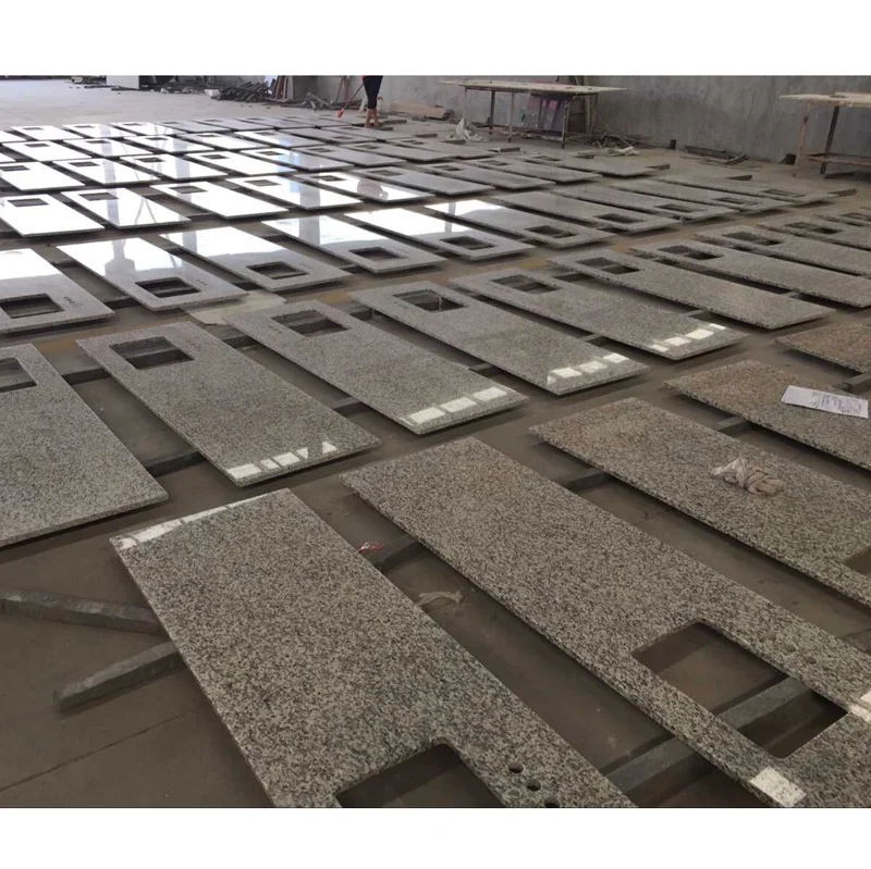 high standard polished kitchen tiger skin white granite countertop