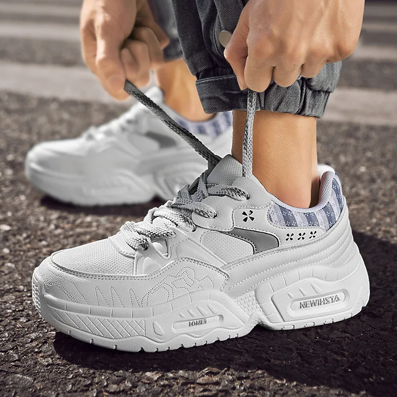 Manufacturer Fashion sneakers Colorful chunky shoes Tide Outdoor Trendy men walking style shoes