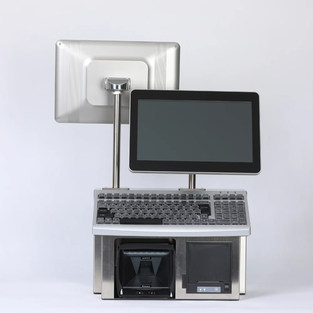 Windows 10 Pos Touch Screen Monitor Supermarket Restaurant Billing Machine Point of Sale Price