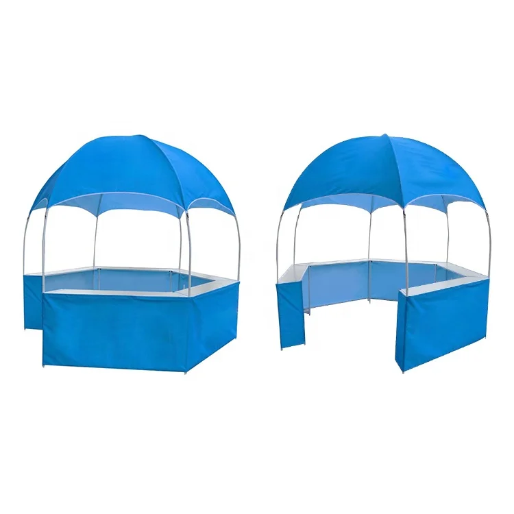 Wholesale 3m custom printing foldable hexagonal large gazebo tent for exhibition booth pavilion wedding