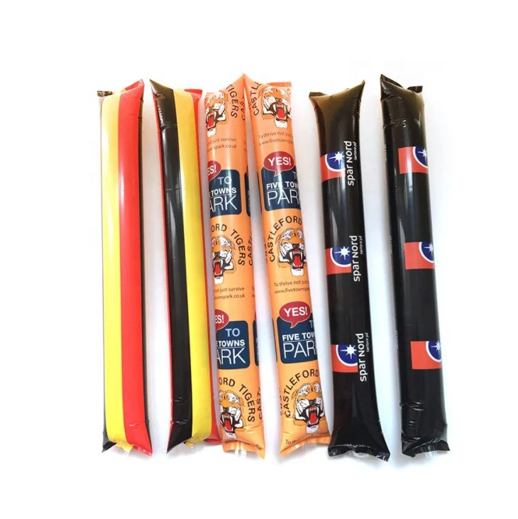 
Pair of Bang Bang Sticks Party Promotional Giveaways For Sport Event Balloon Sticks Inflatable Toys Noise Maker Cheering Sticks 