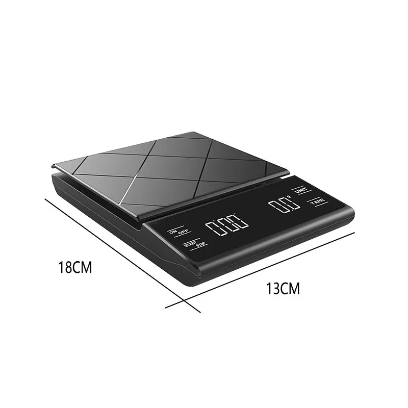 LED Display Digital Coffee Scale 3kg Handdrip Coffee Scale for Kitchen Bar Coffee Shop