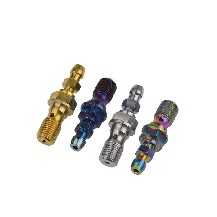 Customized M12x1.5 M10x1.25 M14 Carbon Steel M8 M16 Banjo Bolt M12