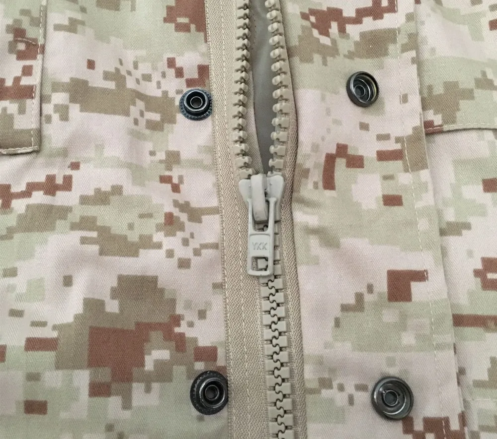 Стильная мужская уличная водонепроницаемая и ветрозащитная тактическая камуфляжная Полевая куртка M65