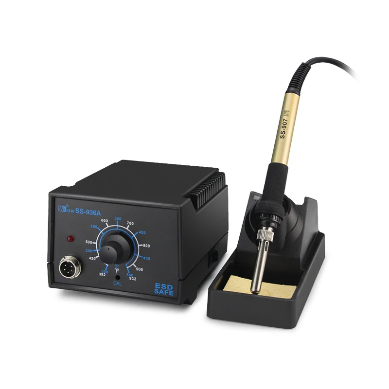 ZHENGBANG Welding Equipment SS-938A Soldering Stations 220V Hot Air Gun Soldering Iron Station 2 In 1 Solder Rework Station