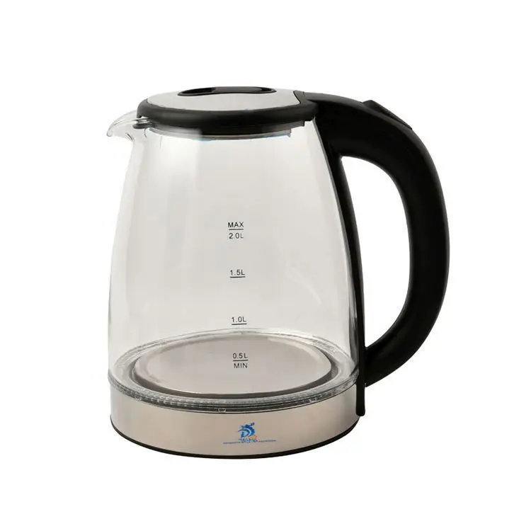 Electric heating kettle multi purpose plastic glass electric water kettle