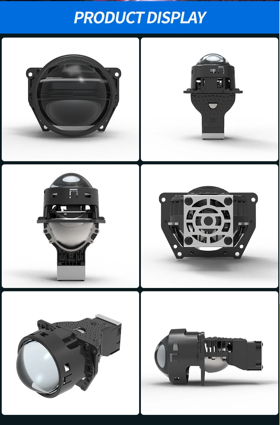 OEM ODM auto lighting system led projector bi laser lens