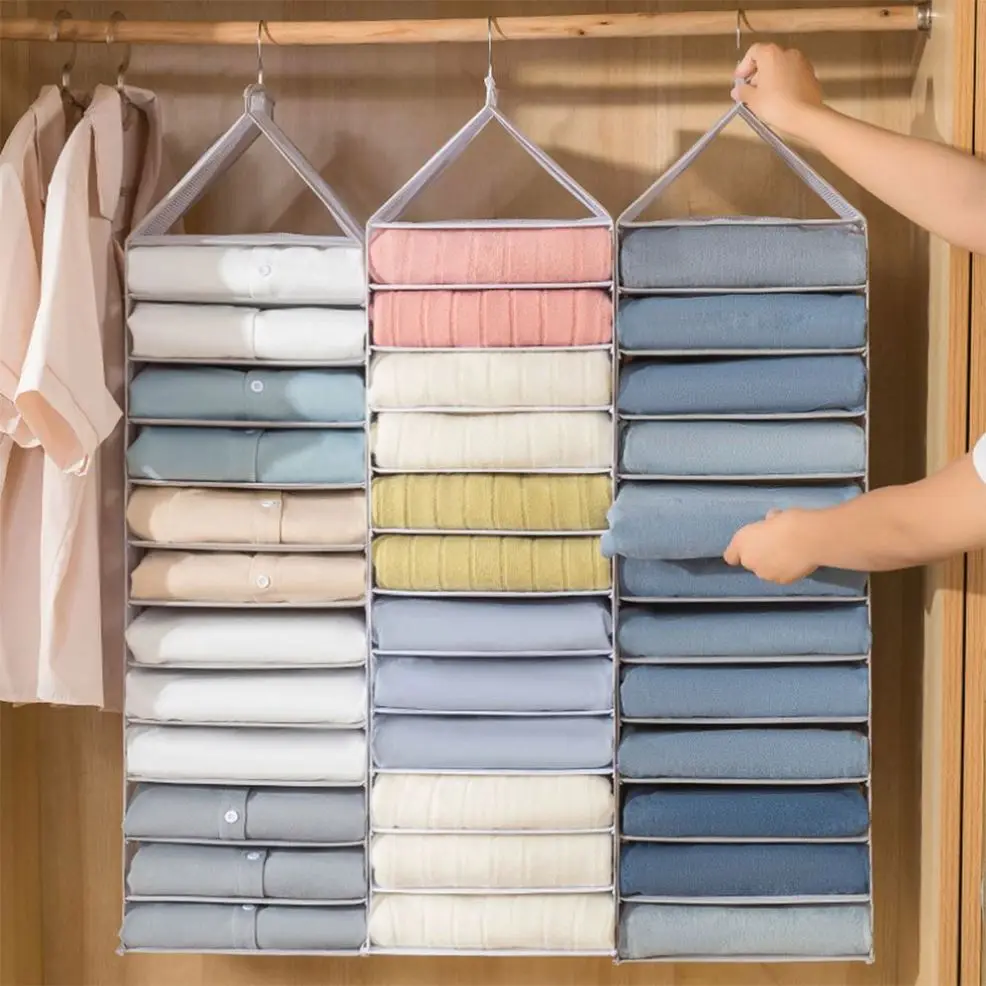Supplier Competitive Price Handbag Wall 6 Shelves Hanging Pouch Easy to Clean Simple and Beautiful Organizer