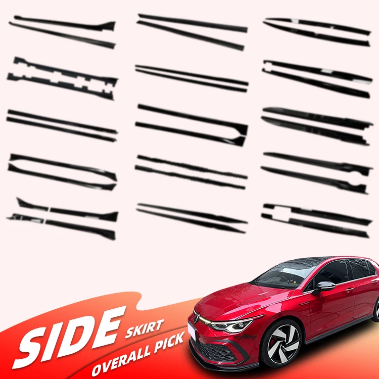 Car Window Louvers Exterior Accessories Side Skirt Mirror Cover Car Front Lip Grill Roof Spoiler Rear Diffuser