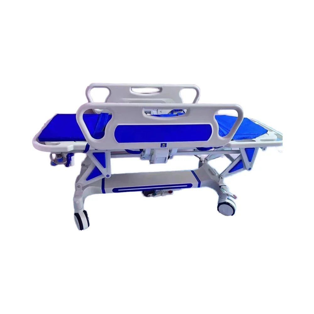 Hot  Sales Medical Transfer Vehicle Flat Car Emergency Transport Stainless Steel Stretcher Rescue Cart ABS  Metal Material