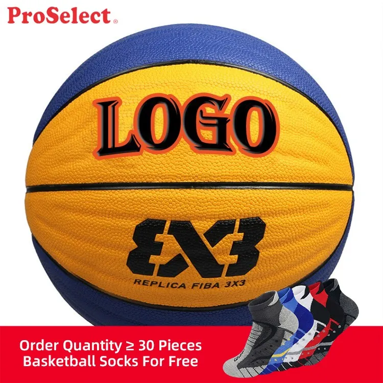 Proselect Custom Color 27.5 Inch Indoor Official Game Wilson 3x3 Basketball
