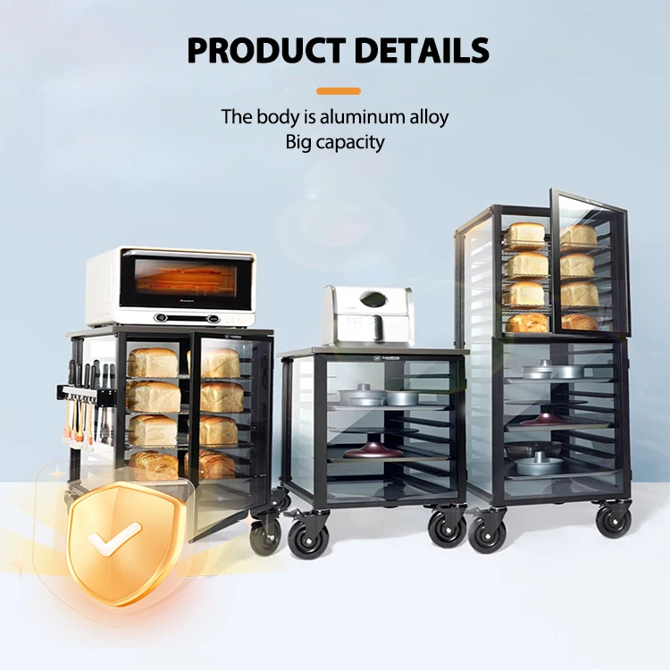 Multi Layer Kitchen Equipment Food Pizza Bread Pan Oven Bakery Baking Tray Rack Trolley