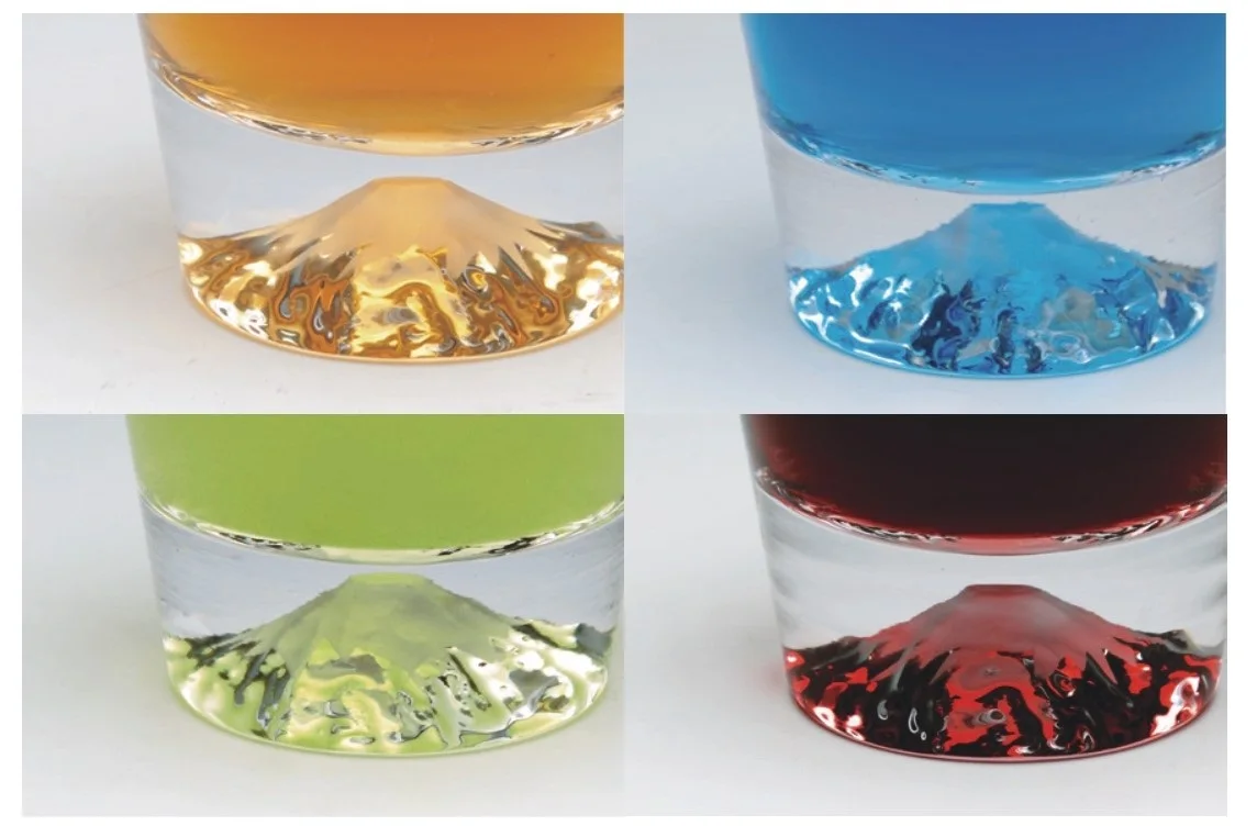 Japanese wholesale custom glass cups hand-made luxury sake glass