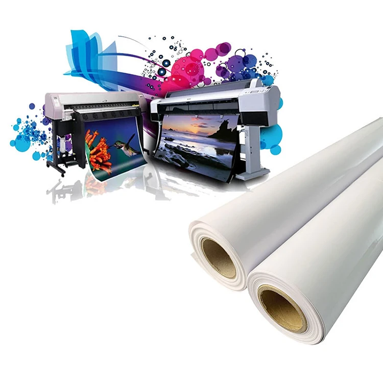 Top Quality Glossy Large Format Fine Art Painting Canvas Polyester Canvas Roll For Inkjet Print