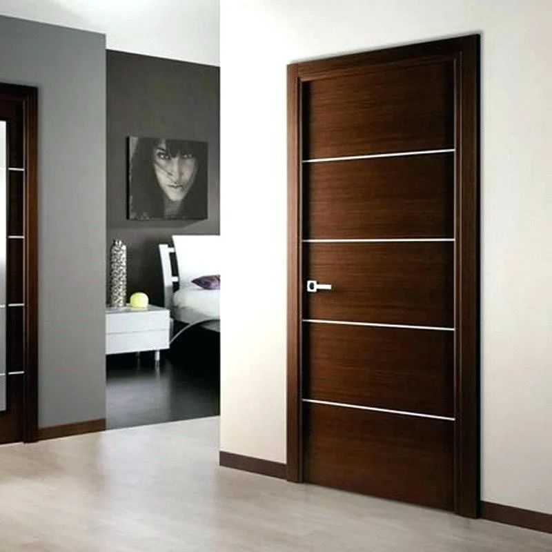 DAIYA Mdf Jamb Pvc Coating Interior Wooden Door