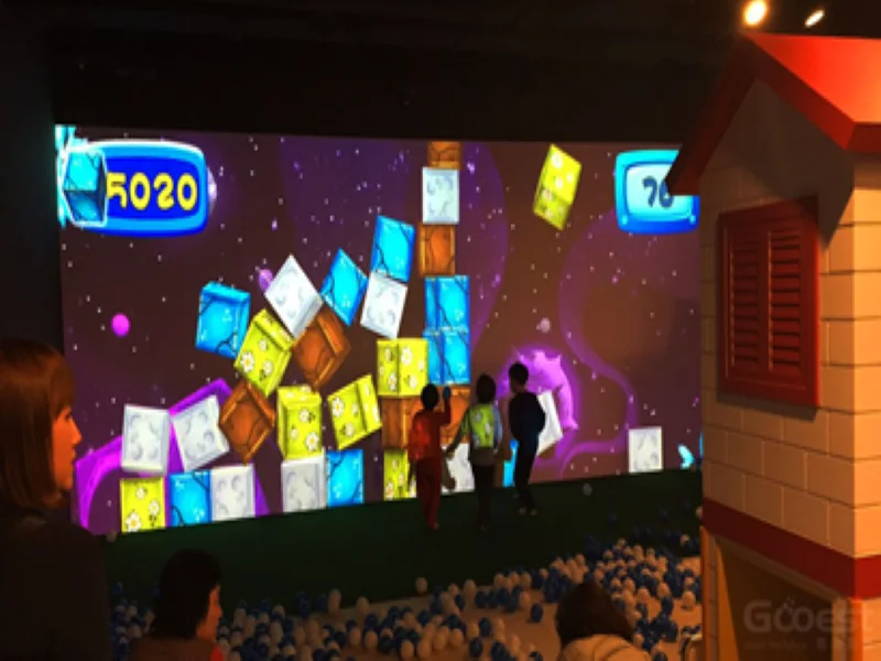 
high quality interactive projection floor system kids indoor amusement park equipment with interactive ball pool 