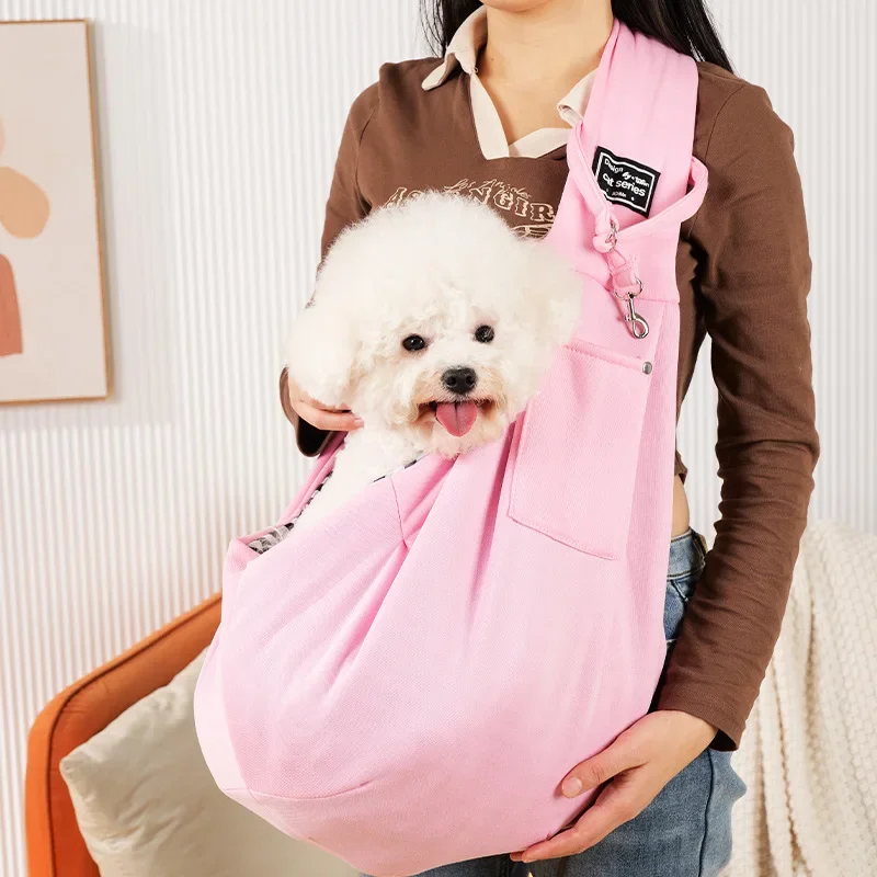 Qbellpet Wholesale pet carrier bag Dog Sling Carrier for Small Dogs pet slings with extra pocket storage with storage pocket