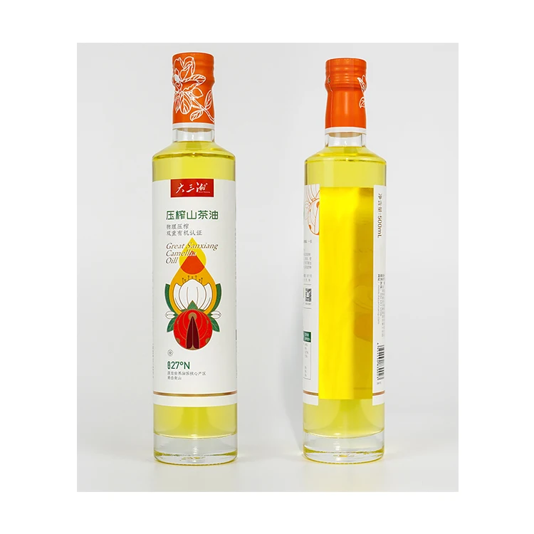 Organic 500ml Pure Manual Physical Pressing Plant Camellia Oil For Vegetable Salad/Deep Fried Prawn Flavor