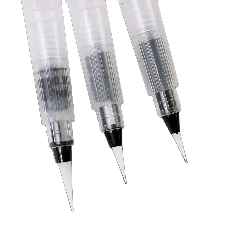 Opeth 3Pcs Premium Water Brush Pens Refillable Watercolor Brush Pens Set Artists Brush for Beginner Painting Drawing Art Supply
