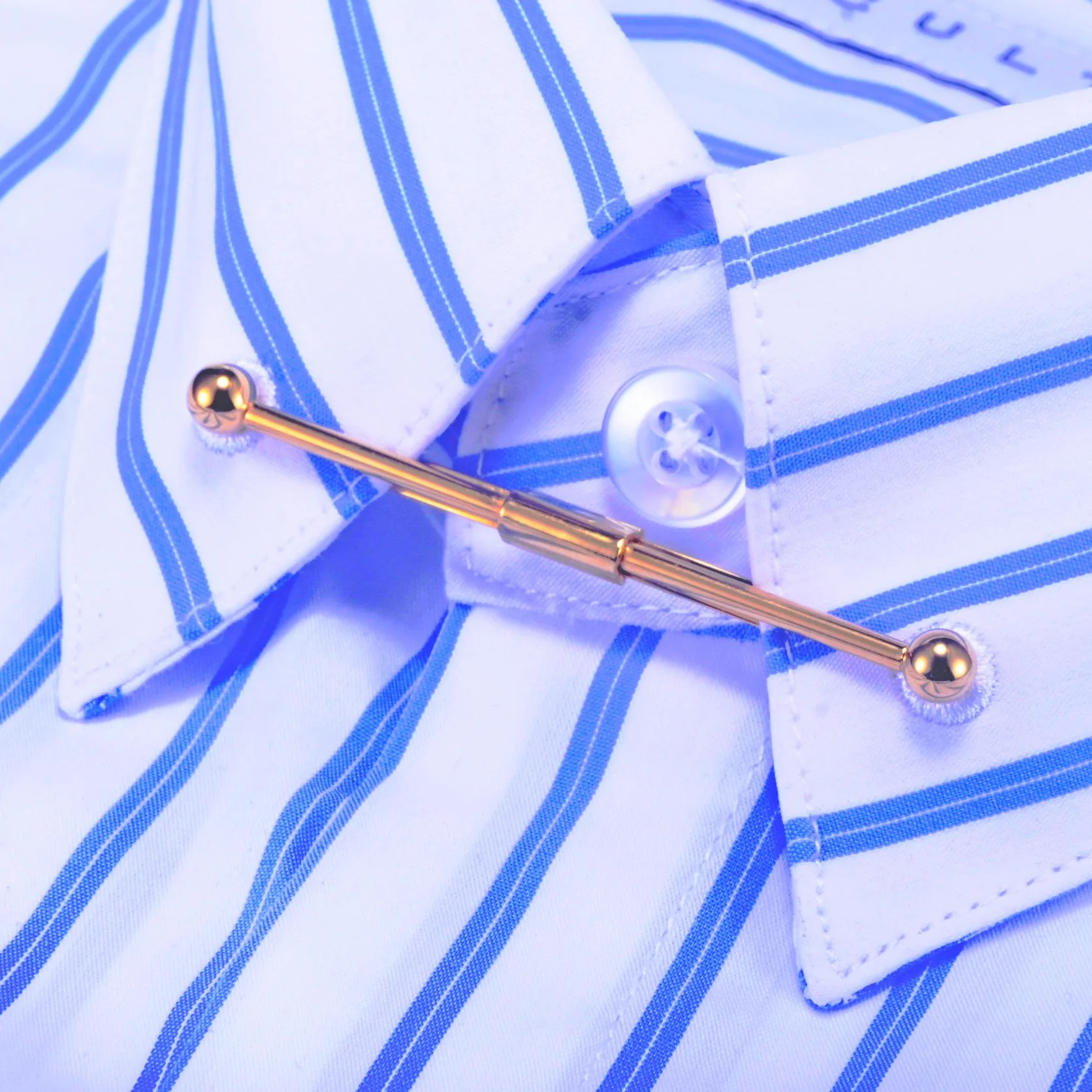 Застежка для воротника 56 мм Мужская классическая дизайнерская булавка для воротника аксессуары для рубашек латунь с толстым покрытием от производителя