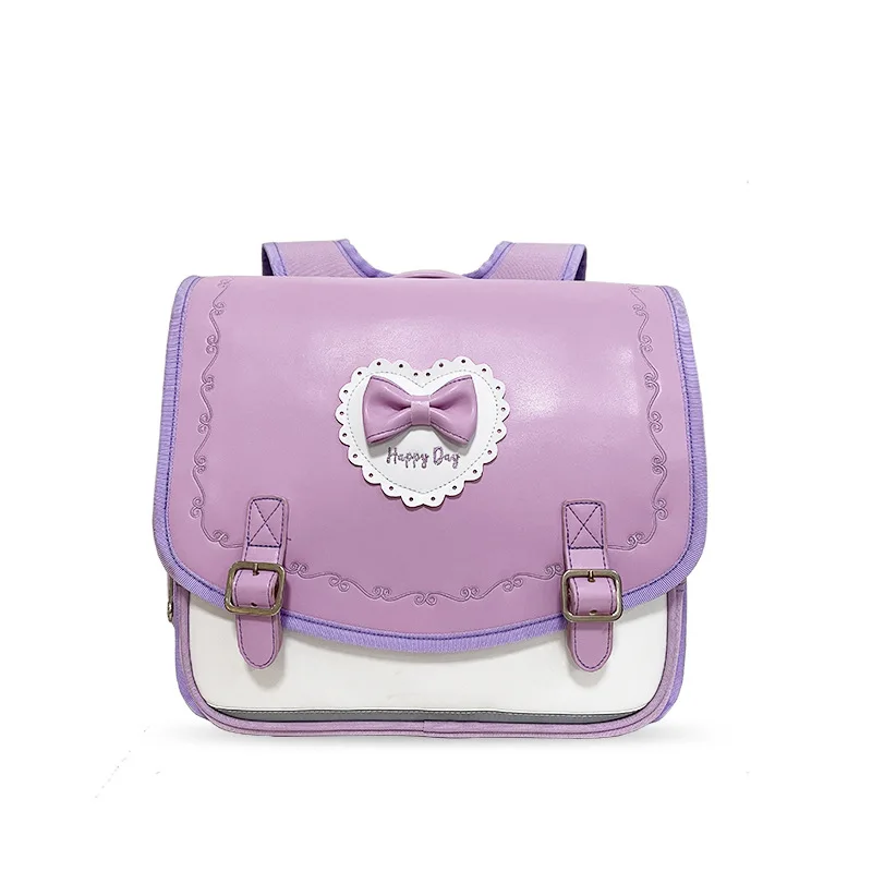 Kids School Backpack Bag British Style Horizontal Light Weight 6 12 Years Old Backpack School Backpack For Children Students