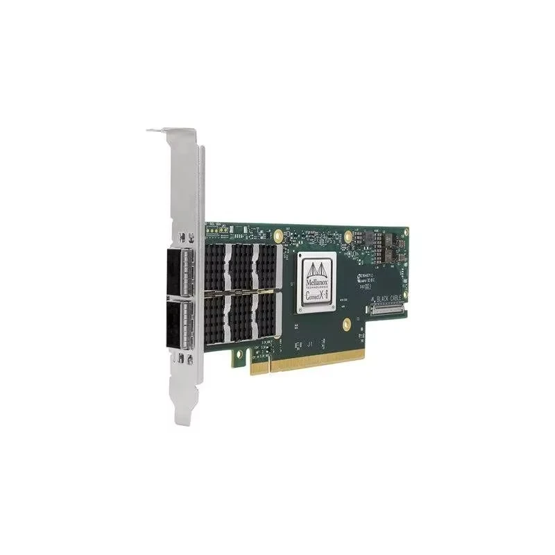Mellanox ConnectX-6 VPI adapter card HDR IB (200Gb/s) and 200GbE dual-port QSFP56 Mellanox MCX653106A-ECAT-SP
