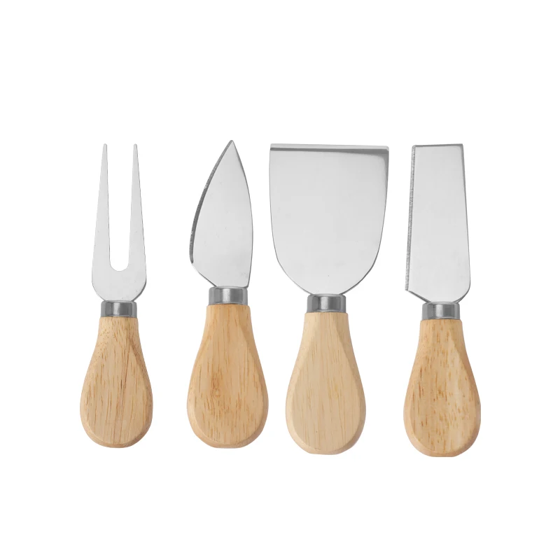 Stainless steel Cheese Knife Tool Set with Mini Cheese Knife Butter Knife and Fork
