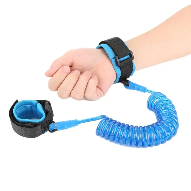 Child Kid Anti-lost Link Safety Leash Adjustable Wrist Harness Cut Continuously Strap Reins Traction Rope Solid