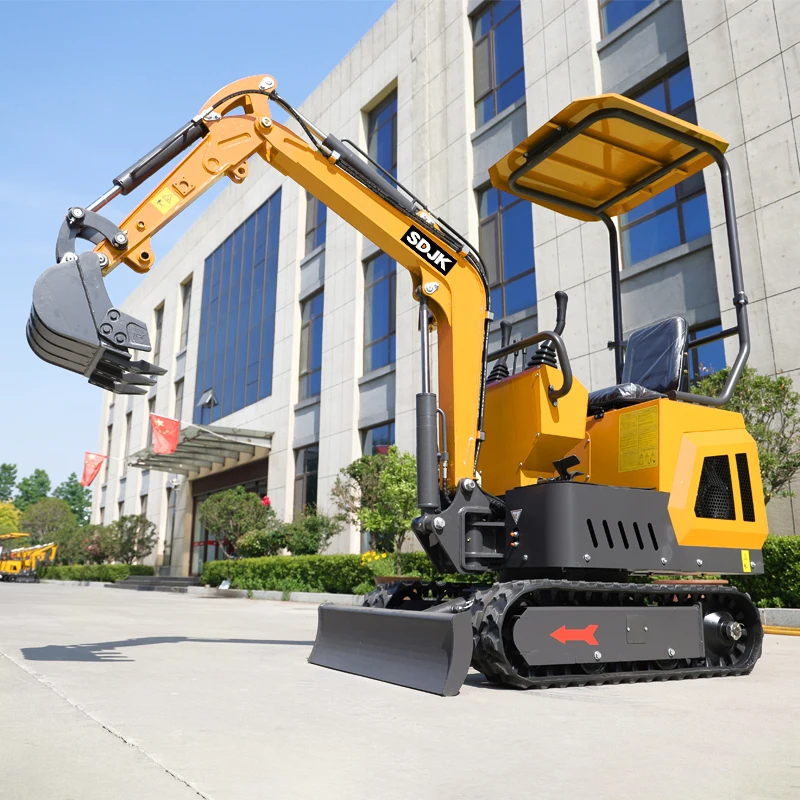 Cheap 1 Ton Mini Excavator 2 Ton Manufacturer Multifunctional New Crawler Excavator High Efficiency Engin Diesel Small Escavator