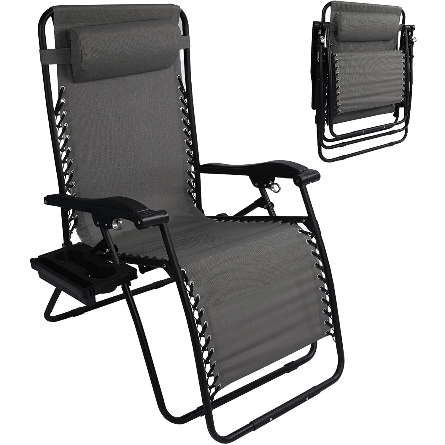 Wholesale High Quality Outdoor Portable Adults Lazy Sun Adjustable Lightweight Reclining Lounge Camping Beach Zero Gravity Chair