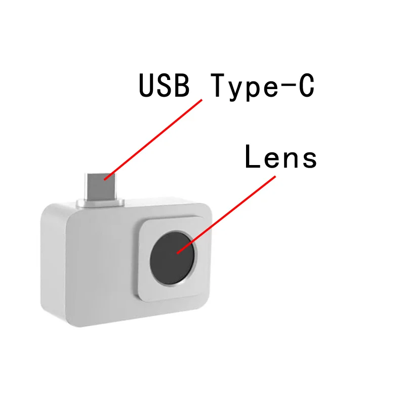 Small Size 256*196 H2FB Portable Infrared Android Smartphone Thermal Camera For Sale