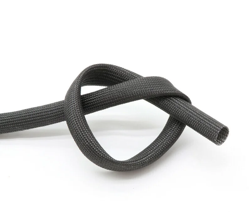 VW-1 White/Black 600C HIGH TEMP Fiberglass Sleeving Wire Cable Insulation Tube