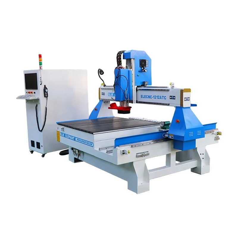 Компьютеризированная машина для резьбы по дереву 4x4, фрезерный станок с ЧПУ 1212 для 3d скульптур, ротационная древесина, МДФ, пластик, мягкий металл