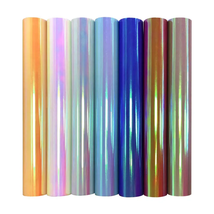 Holographic Film 3D Garment for Clothing Hot Sale Laser Heat Transfer Vinyl