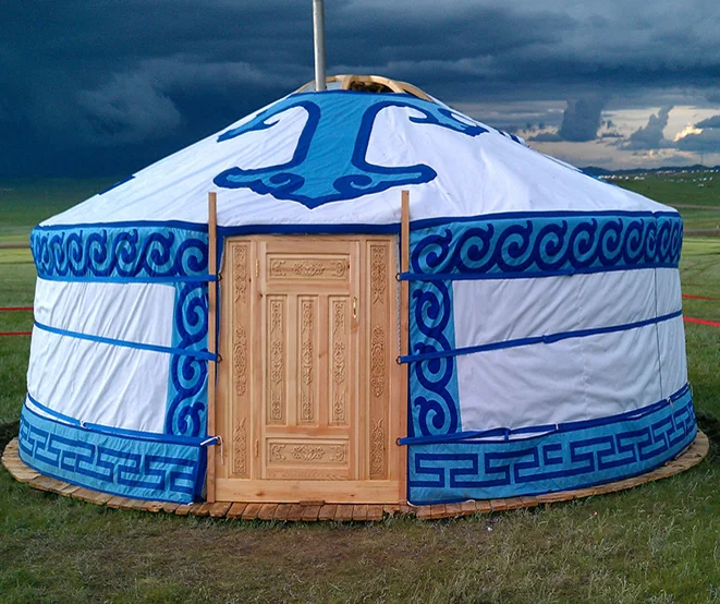 Mongolian Bamboo Craft Tent Yurt for Family Events