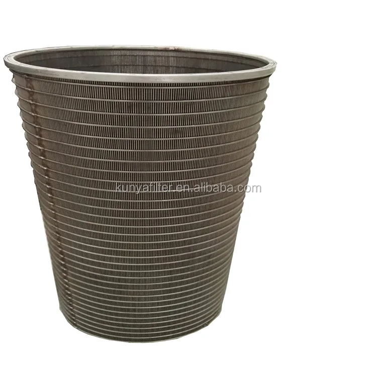 rotary drum screen filter stainless steel wedge wire automatic self cleaning filter