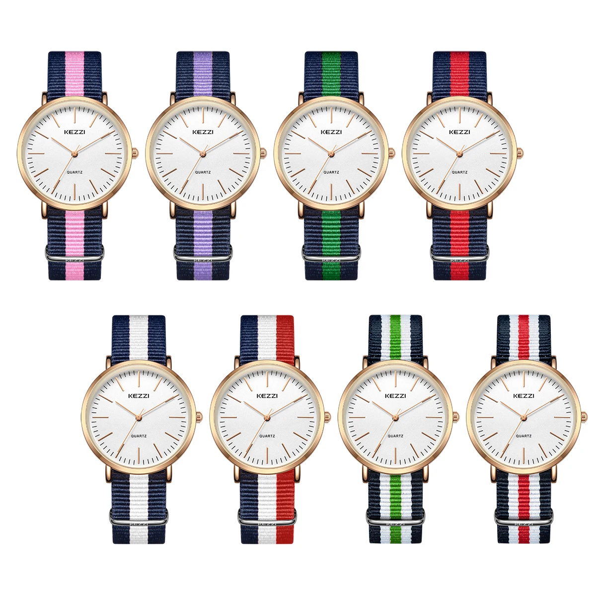 Cheap wrist watch women Woven watch strap stainless watches womens Dropshipping