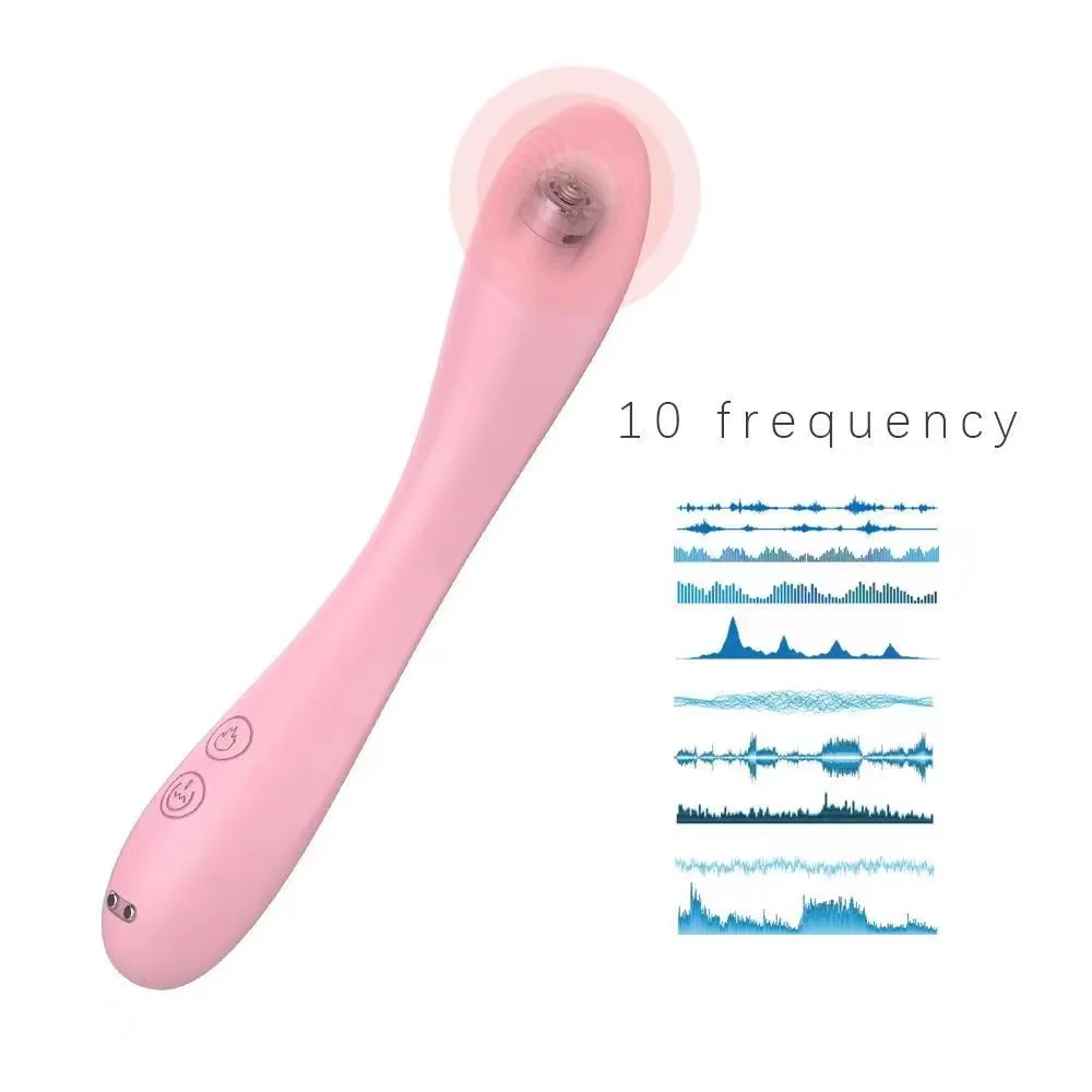 Hot Selling High-Quality Silicone AV Stick Silicone G-spot Vibrating Female Masturbation Massage Stick Adult Sex Toys