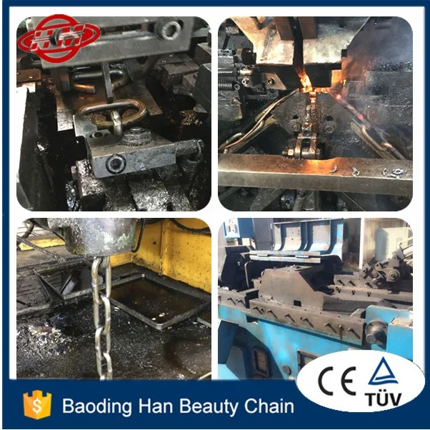 din763 galvanized welded long link chain