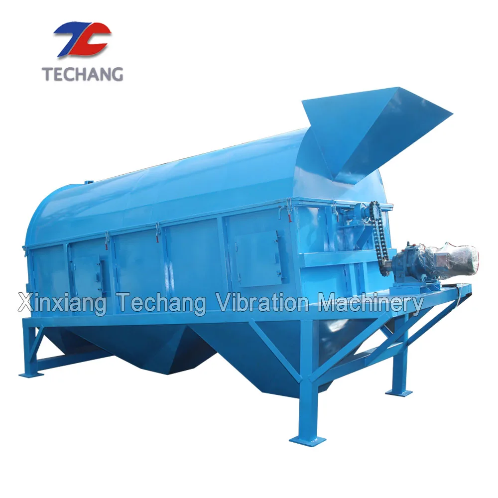 Sand vibrating screen separator/Roller Screen/Sawdust screening machine