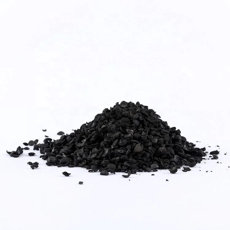 CAS 7440-44-0 Drinking Water Treatment 99.9%min Black particles Granular Nutshell activated carbon