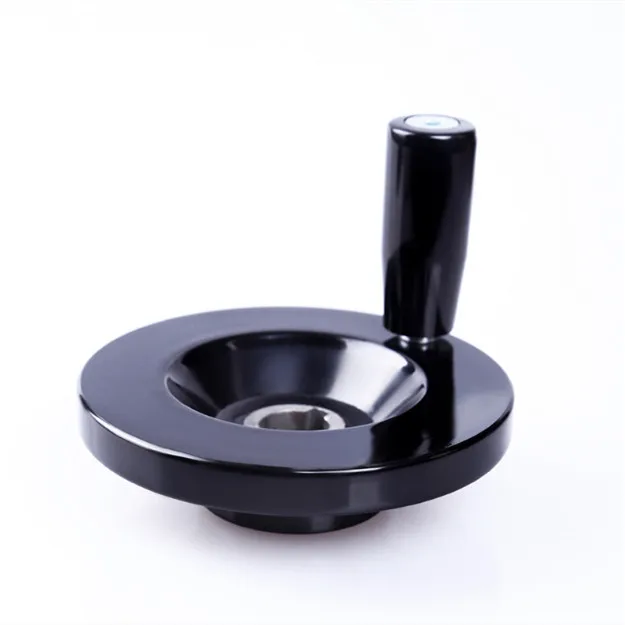 Factory outlet Solid Handwheel Bakelite Back corrugated handwheel Revolving Handle Lathe Machine Control Handwheels
