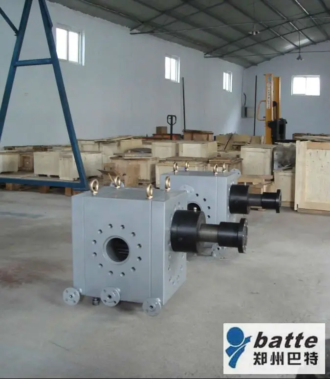 extruder spinning melt pump for extrusion