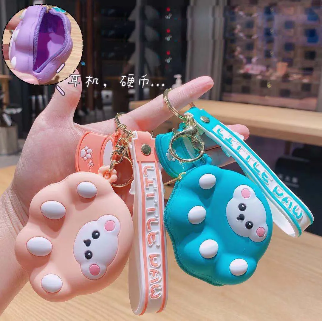 Новинка силиконовый кошелек для наушников креативные силиконовые сумки монет