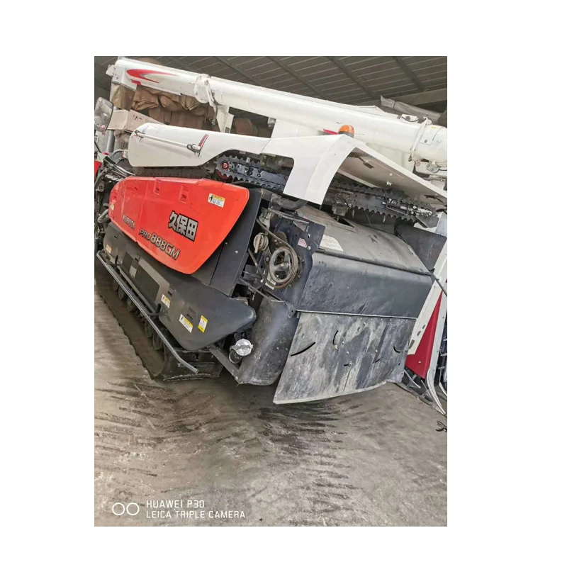 
Second price width of cutting table 1720m Kubota 888 crawler rice harvester 