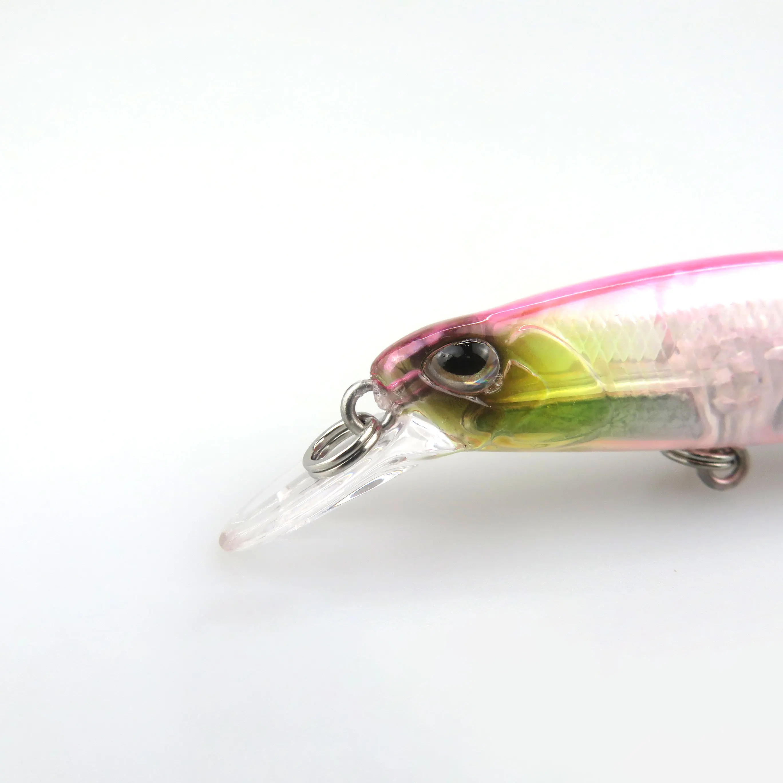 New transparent pink minnow 93mm/13g hard bait fishing sunken minnow mackerel fishing minnow bait