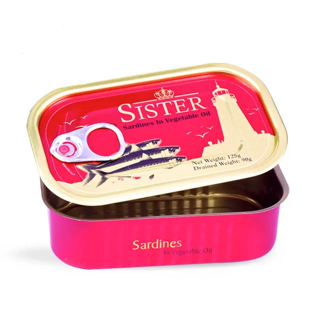 Wholesale Club Cans Empty Sardine Cans Fish Cans For Fish Packing