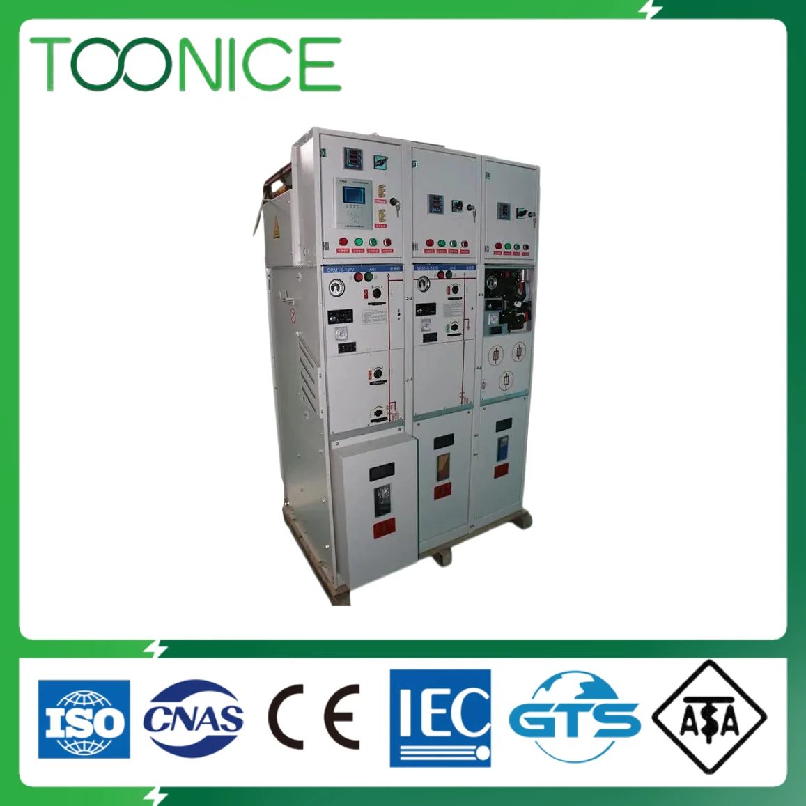 Toonice 11kv high voltage electrical sf6 gas insulated ring main unit rmu switchgear gis box